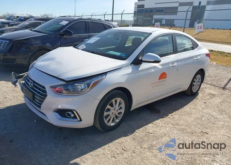 2022 Hyundai Accent Sel из США, поврежденный, VIN 3KPC24A65NE173240